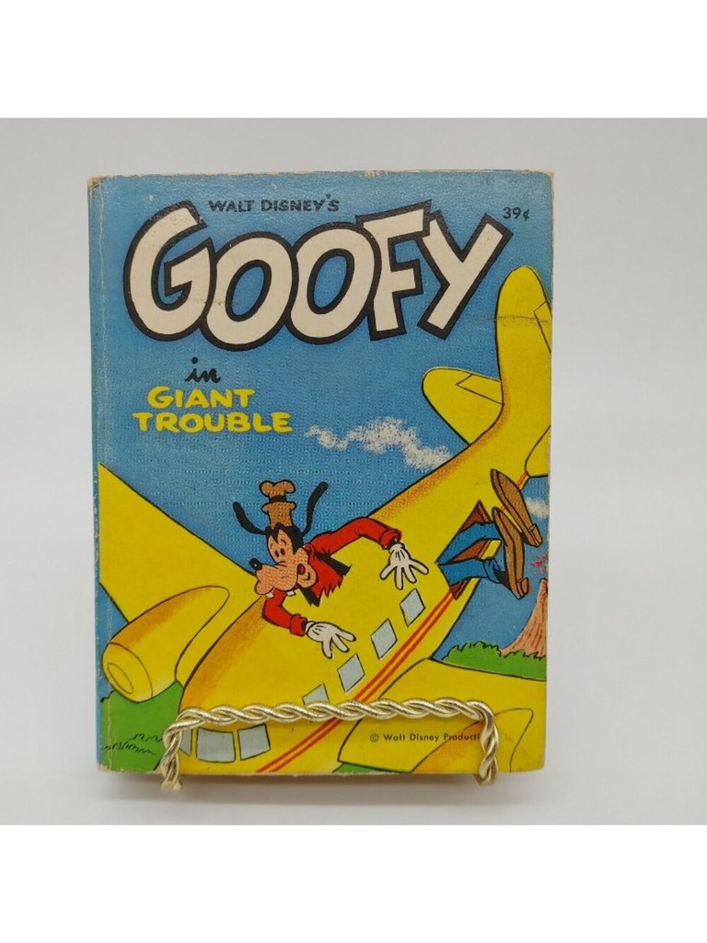 Walt Disneys Goofy In Giant Trouble Vintage Big Little Book 1968 Whitman Publish